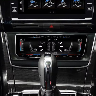 Panneau Climatisation Numerique 6.9 Pouces VW Golf 6 7 Passat - vue de profil - Becquet Voiture