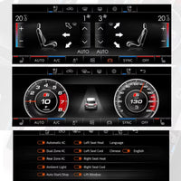 6.9-Inch Digital Climate Control Panel for VW Golf 6 7 Passat - three-quarter view - Becquet Voiture