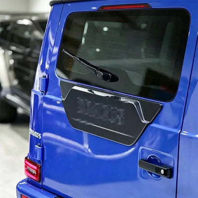 Panneau de Hayon Carbone Mercedes Classe G W464 W465 2019-2025 - vue de profil - Becquet Voiture