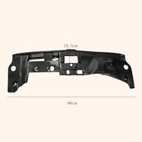 Panneau de Refroidissement Carbone Mitsubishi Evo X 2007-2016 - vue arrière - Becquet Voiture