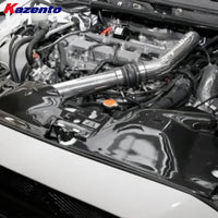 Panneau de Refroidissement Carbone Mitsubishi Evo X 2007-2016 - vue de profil - Becquet Voiture