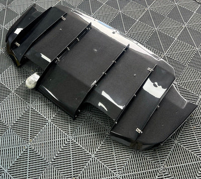 Panneau Protection Varis Fibre Carbone BMW F80 F82 - vue arrière - Becquet Voiture