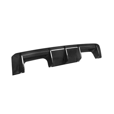 Pare-Chocs Arrière Fibre de Carbone BMW M3 G80 G82 G83 - vue de trois-quarts - Becquet Voiture