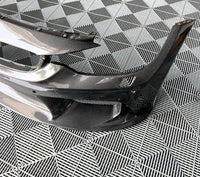 Pare-chocs Avant 3D Fibre Carbone BMW F80 F82 - vue de profil - Becquet Voiture