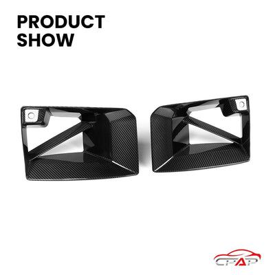 Pare-Chocs Avant Carbone BMW M2 G87 Style MP - vue arrière - Becquet Voiture