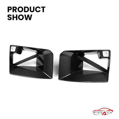 Pare-Chocs Avant Carbone BMW M2 G87 Style MP - vue de profil - Becquet Voiture