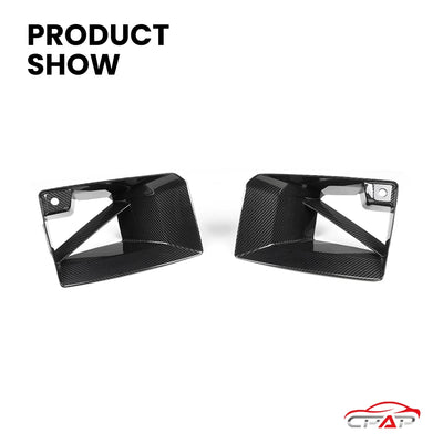 Pare-Chocs Avant Carbone BMW M2 G87 Style MP - vue de trois-quarts - Becquet Voiture