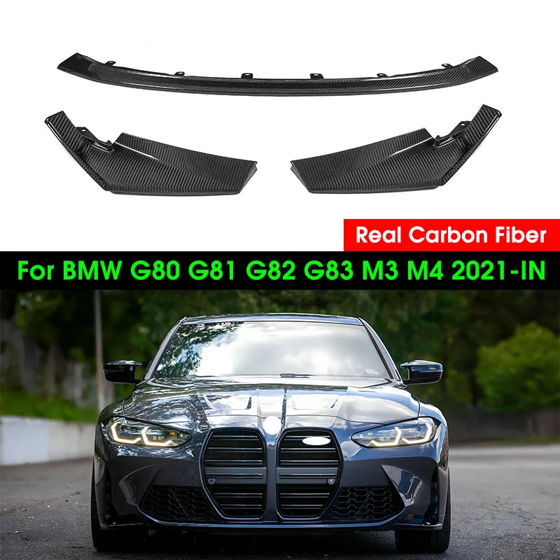 Pare-Chocs Avant Carbone BMW M3 G80 M4 G82 G83 - vue de face - Becquet Voiture