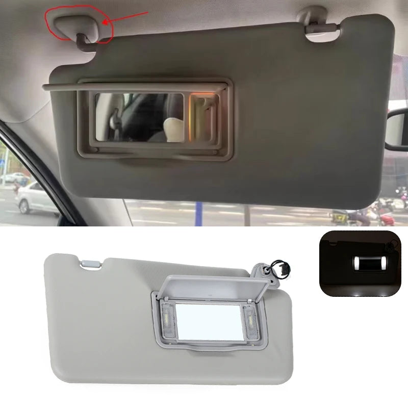 Pare-Soleil Éclairant Renault Koleos 2008-2016 - vue de face - Becquet Voiture