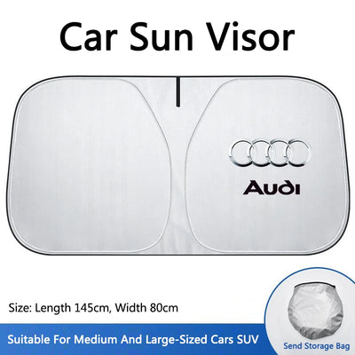 Pare-Soleil Pliable Audi A3 A4 A6 A7 A8 - packshot studio - Becquet Voiture