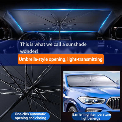 Pare-Soleil Voiture pour Pare-Brise Avant Isolation Thermique - packshot studio - Becquet Voiture