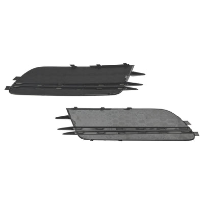 Parement Avant Bas Grille Foglight Noir Audi A6 C7 Pré-Facelift - en situation - Becquet Voiture