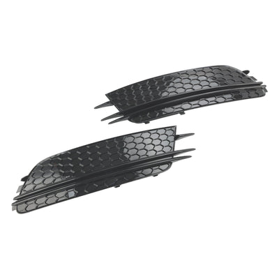 Parement Avant Bas Grille Foglight Noir Audi A6 C7 Pré-Facelift - installé sur véhicule 2 - Becquet Voiture