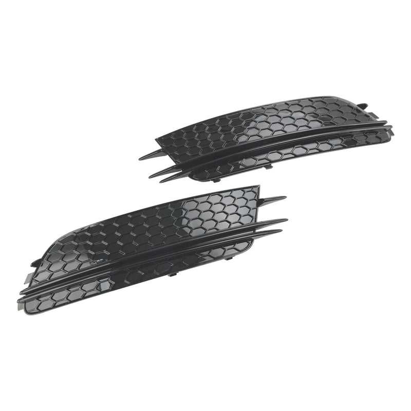 Parement Avant Bas Grille Foglight Noir Audi A6 C7 Pré-Facelift - installé sur véhicule 2 - Becquet Voiture