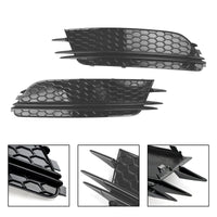 Parement Avant Bas Grille Foglight Noir Audi A6 C7 Pré-Facelift - packshot studio - Becquet Voiture
