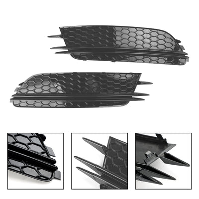 Parement Avant Bas Grille Foglight Noir Audi A6 C7 Pré-Facelift - packshot studio - Becquet Voiture