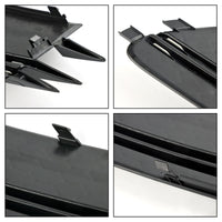 Parement Avant Bas Grille Foglight Noir Audi A6 C7 Pré-Facelift - vue arrière 2 - Becquet Voiture