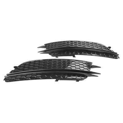 Parement Avant Bas Grille Foglight Noir Audi A6 C7 Pré-Facelift - vue de dessus - Becquet Voiture