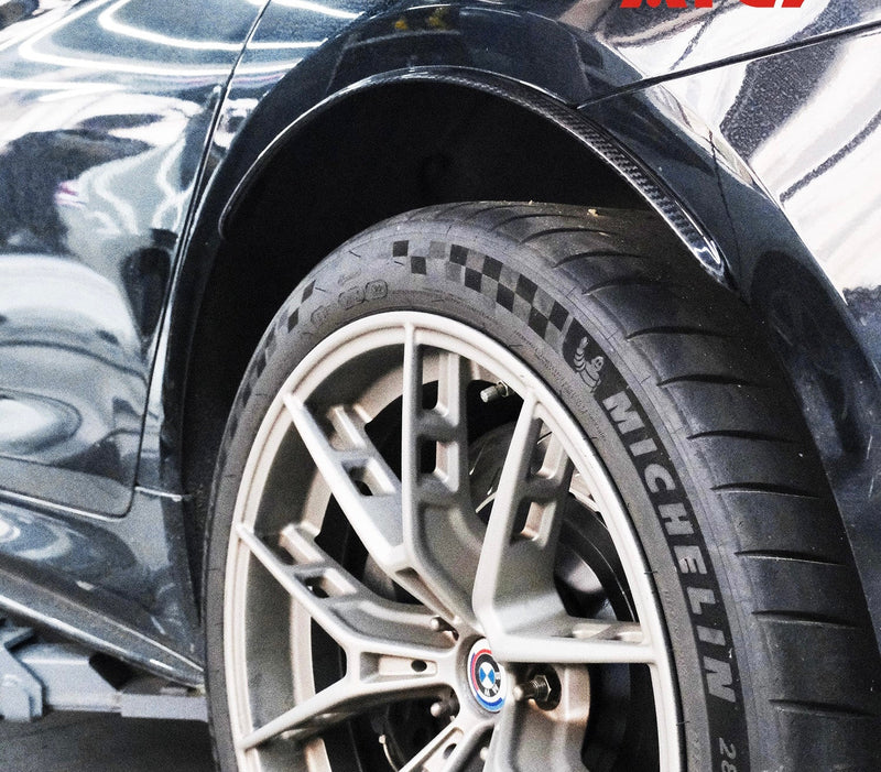 Radlauf Carbon BMW F90 M5 - am Fahrzeug montiert - Becquet Voiture