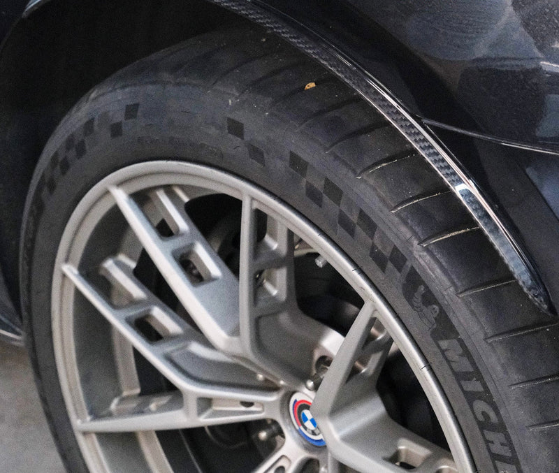 Radlauf Carbon BMW F90 M5 - Dreiviertelansicht - Becquet Voiture