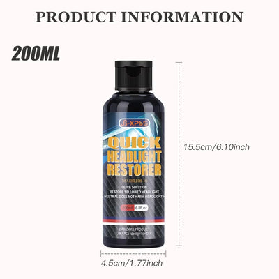 Pate de Polissage et Reparation Phares Anti-Rayures - en situation - Becquet Voiture