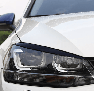 Paupières De Phares Avant Performance Pour VW Golf 7 2012 À 2019 - vue de profil - Becquet Voiture