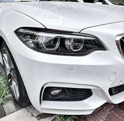 Paupières Phares Avant Performance BMW Série 2 F22 2012 2020 - vue arrière - Becquet Voiture