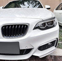 Performance Front Headlight Covers BMW 2 Series F22 2012 2020 - three-quarter view - Becquet Voiture