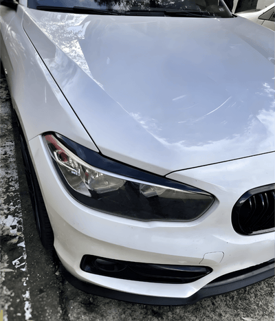 Paupières phares BMW Série 1 F20 - installé sur véhicule - Becquet Voiture