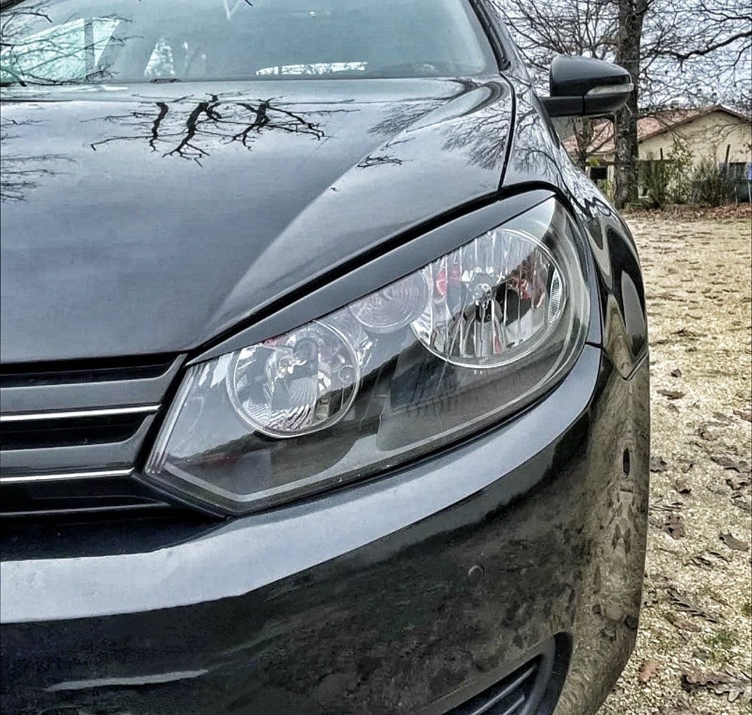 Paupières phares VW Golf 6 - vue de face - Becquet Voiture