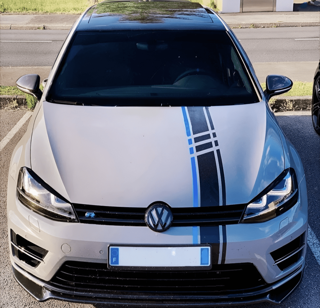 Paupières phares VW Golf 7 - vue de face - Becquet Voiture