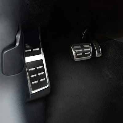 Pédales Aluminium Audi A4 A5 A6 A7 Q3 Q5 (Kit Sport) - vue arrière - Becquet Voiture