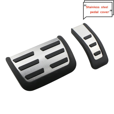 Pédales Aluminium Audi A6 C6 4F S6 2008-2012 (Boîte Auto) - vue de profil - Becquet Voiture