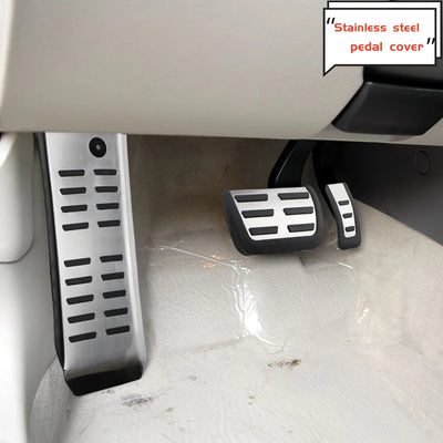 Pédales Aluminium Audi A6 C6 4F S6 2008-2012 (Boîte Auto) - vue de trois-quarts - Becquet Voiture