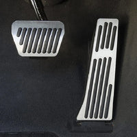 Pédales Aluminium BMW Série 5 6 7 F10 F11 F01 - vue de face - Becquet Voiture