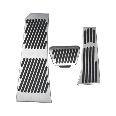 Pédales Aluminium BMW Série 5 6 7 F10 F11 F01 - vue rapprochée - Becquet Voiture