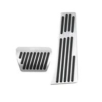 Pédales Aluminium BMW Série 5 G30 G31 2017-2023 - vue de dessus - Becquet Voiture