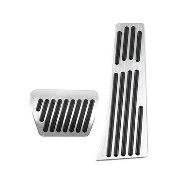 Pédales Aluminium BMW Série 5 G30 G31 2017-2023 - vue de dessus - Becquet Voiture