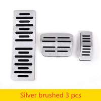Pédales Aluminium Carbone Audi Q5 A4 A6 Q7 - vue de trois-quarts 2 - Becquet Voiture