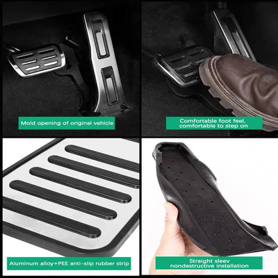 Pédales Antidérapantes Audi A3 8Y 2021-2024 - packshot studio - Becquet Voiture