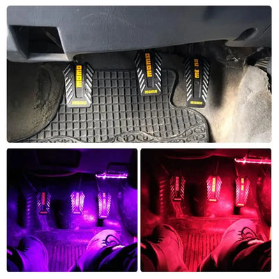 Pédales de Course Universelles Boîte Manuelle (Kit 3 Pièces) - vue arrière - Becquet Voiture