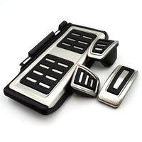 Pédales Inox Audi A3 8V 2014-2020 - vue arrière - Becquet Voiture