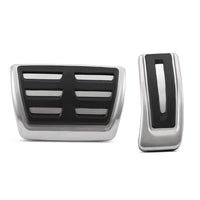 Pédales Inox Audi A3 8V 2014-2020 - vue de dessus - Becquet Voiture