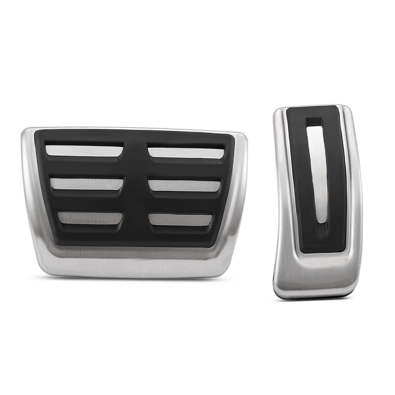 Pédales Inox Audi A3 8V 2014-2020 - vue de dessus - Becquet Voiture
