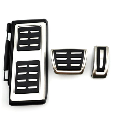 Pédales Inox Audi A3 8V 2014-2020 - vue de face 2 - Becquet Voiture