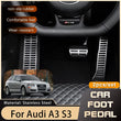 Pédales Inox Audi A3 S3 8P 2006-2013