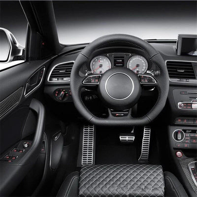 Pédales Inox Audi A3 S3 8P 2006-2013 - vue de profil - Becquet Voiture