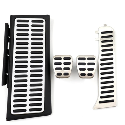 Pédales Inox Audi A3 S3 8P 2006-2013 - vue rapprochée - Becquet Voiture