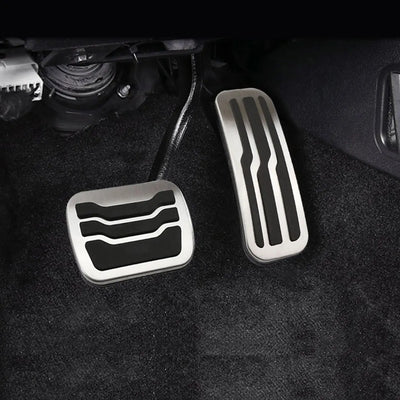 Pédales Inox Ford Explorer 2011-2019 Boîte Auto - vue arrière - Becquet Voiture