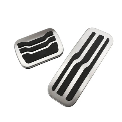 Pédales Inox Ford Explorer 2011-2019 Boîte Auto - vue de face - Becquet Voiture